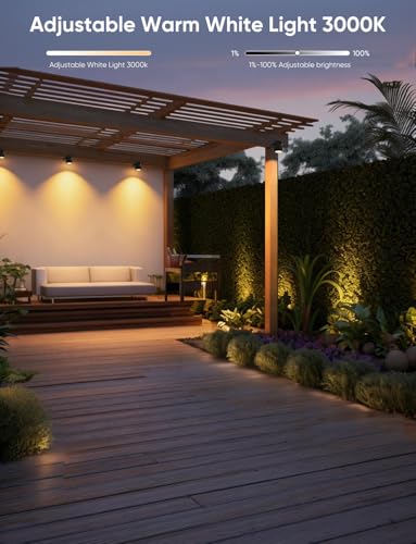 Landscape Lighting (Black / 4 Pack)