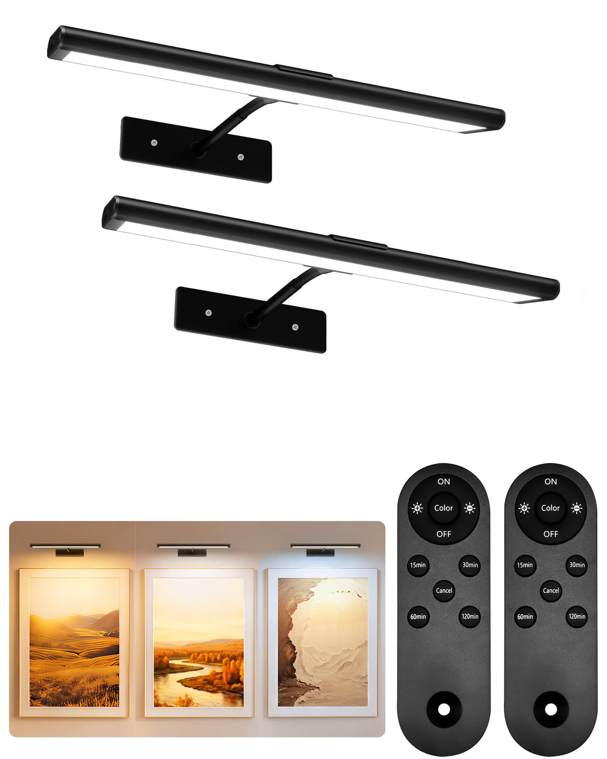 Picture Light for Wall (Black / 13inch)