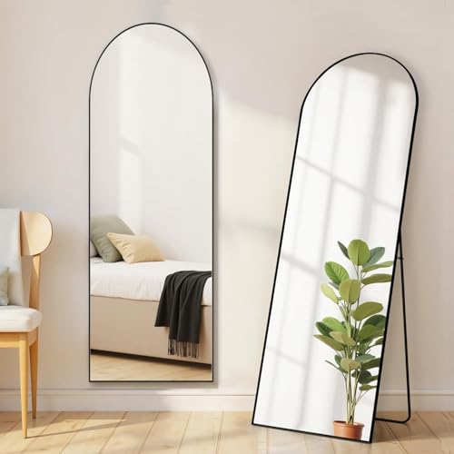 16"x59" Arched Mirror Full Length (Black-arched / 59"L x 16"W)