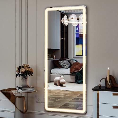 26x68 inch Full Length Mirror with Lights (68"L x 26"W)