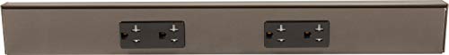 Task Lighting TR Series Angle Power Strip (18 Inch / Bronze)