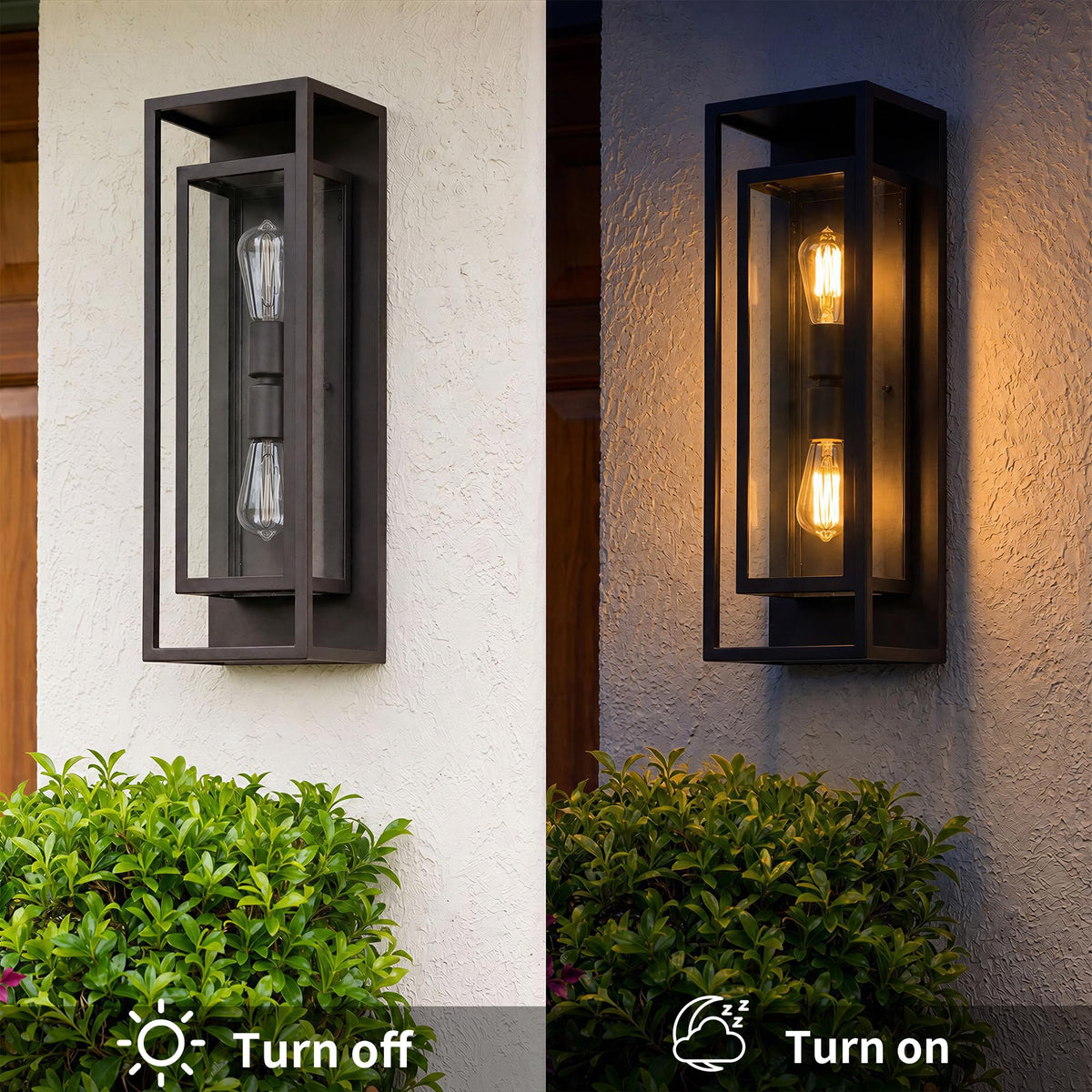24" Modern Outdoor Porch Wall Light (Oil-Rubbed Bronze / 24-inch)