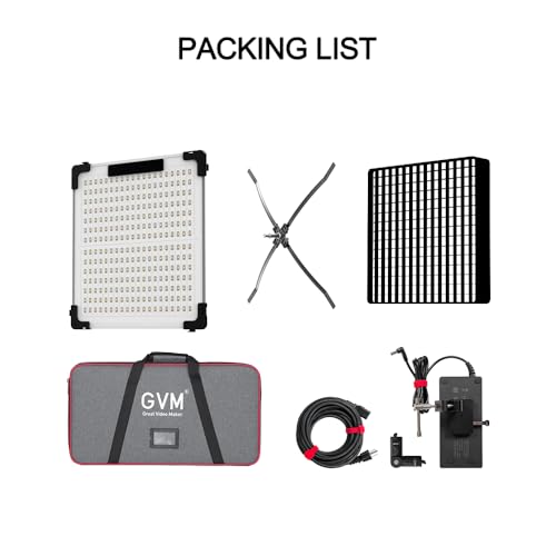 GVM 200W Flexible Led Panel Light Mat with Bluetooth Control (2)