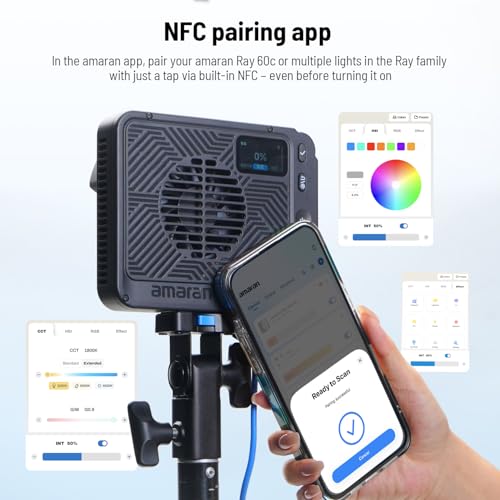 Ray 60c Portable Video Light (Ray 60c)