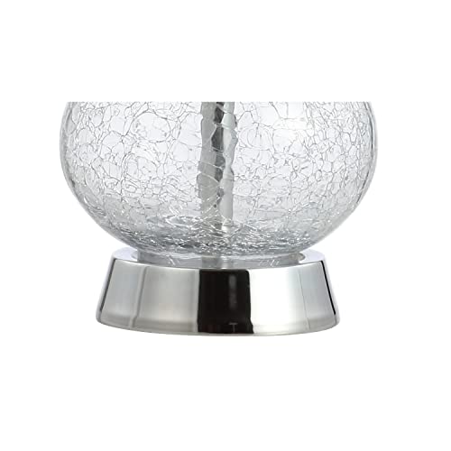 Playa Table Lamp 21" Crackled Glass and Metal