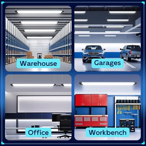 LED Shop Light 4FT 44W (Black / 44w)