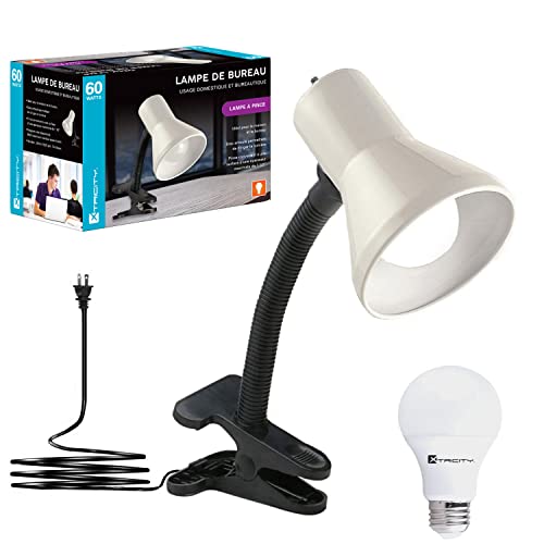 LED Desk Lamp with 360° Flexible Gooseneck