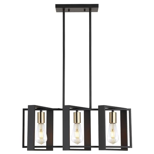 23.6" Island Lighting (Black / 3 Lights)