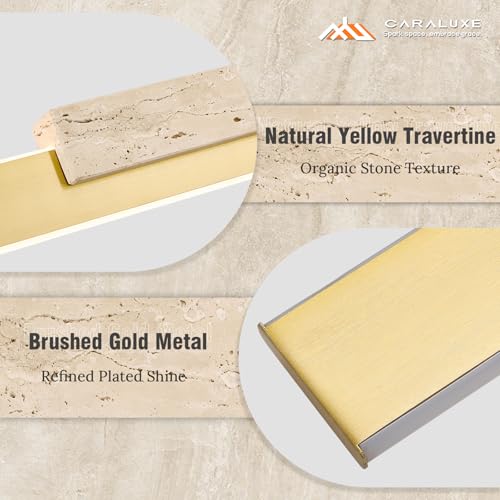Gold LED Linear Pendant Light 52in Stone Kitchen Island Lighting Dimmable (Gold Stone / 51.2'')