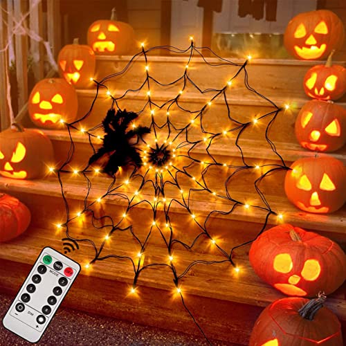 Halloween Decorations Lights Spider Web Lights