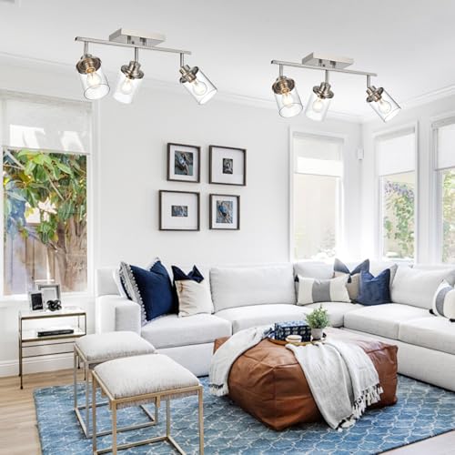 3 Light Track Lighting Kit Brushed Nickel Track Lighting Fixtures (Brushed Nickel / 3 Light)