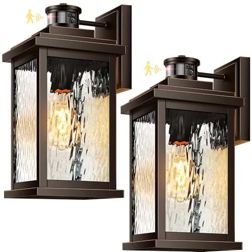 Advanced Motion Sensor Light Outdoor (ORB(Gold Trim) / Large)