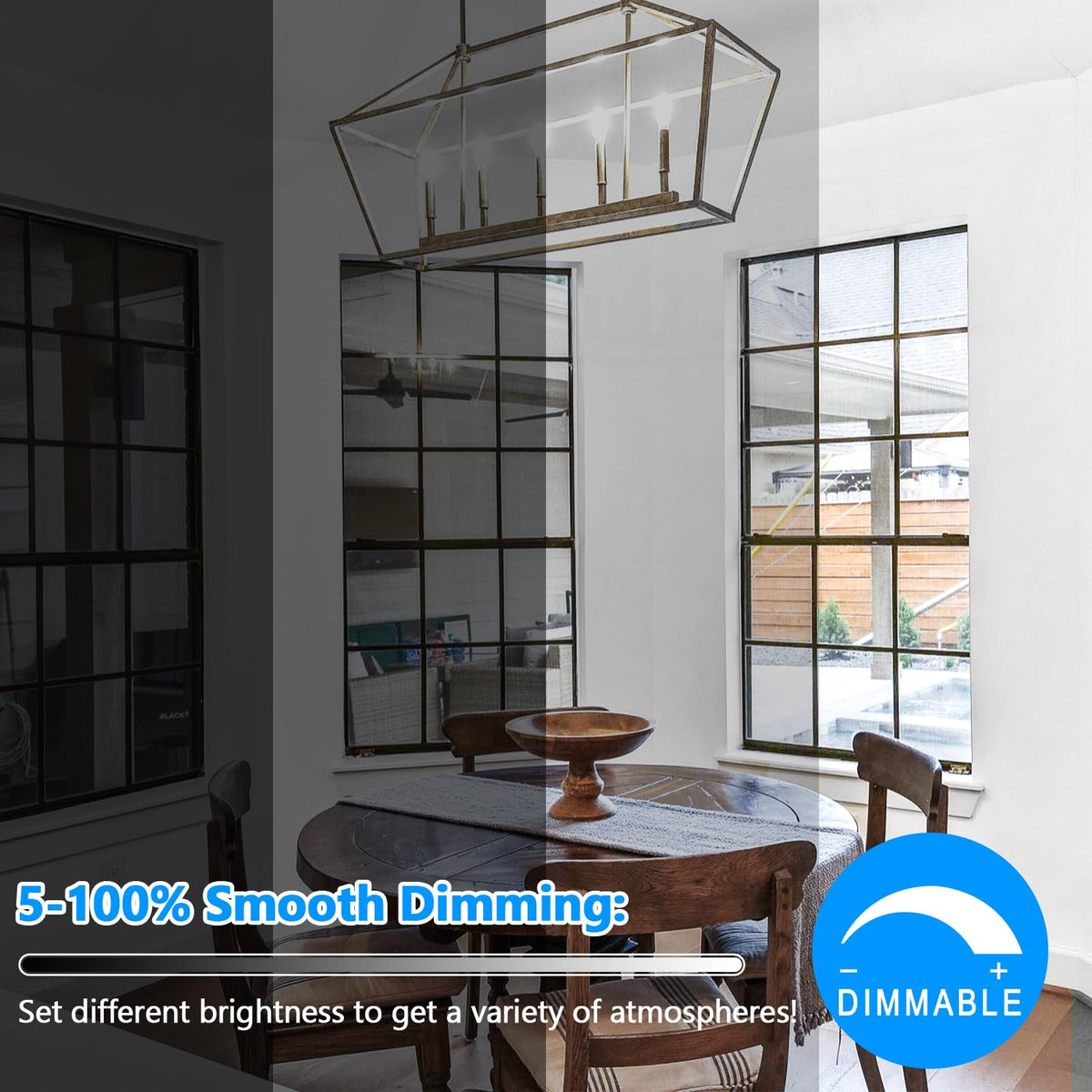 LED Candle Bulbs 40W Equivalent (5000k Daylight White / 40w 20 Count (Pack of 1))