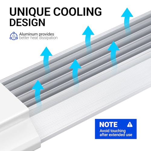 BS84 LED Shop Lights 4FT for Workshop (5000K / White-84W-4 Packs)