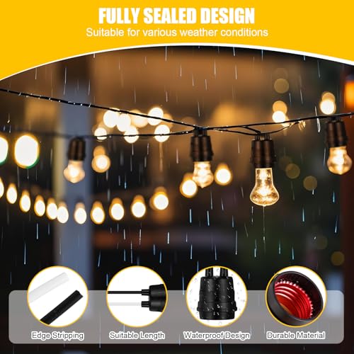 150 Pcs Black Pigtail Lamp Holder Light Sockets E26