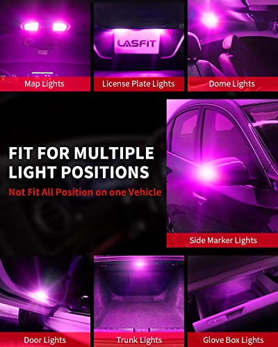 194 LED Bulb Purple Pink 168 T10 192 2825 W5W LED Bulb (Pink / 194/192/168)
