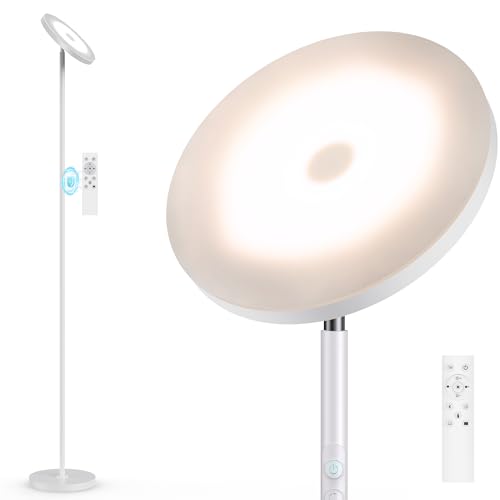 Torchiere Floor Lamp (White)