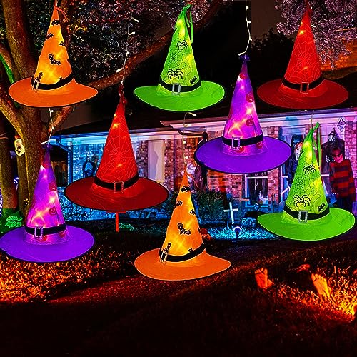 Halloween Witch Hat Lights Decorations Outdoor