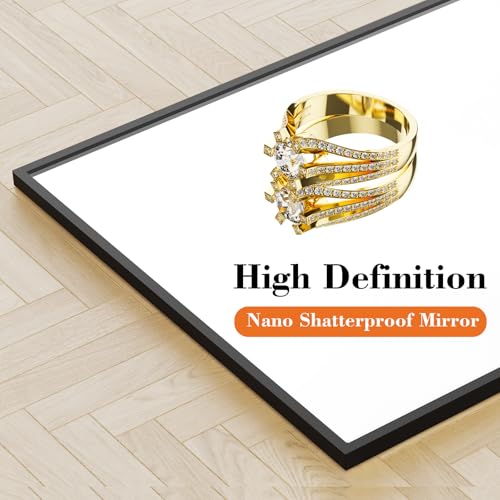 21"x64" Mirror Full Length (Black-rect / 64"L x 21"W)
