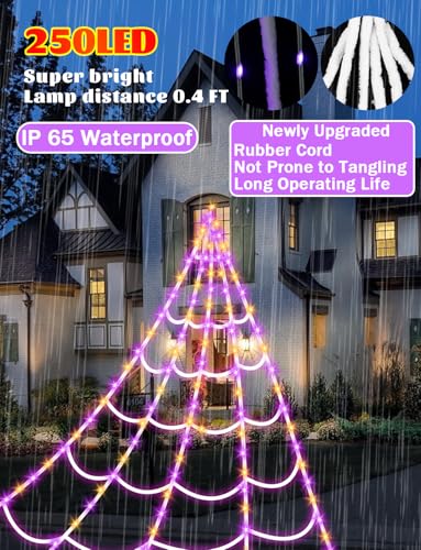 Spider Webs Halloween Decorations Lights
