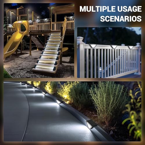 20 Pack Solar Step Lights for Outside