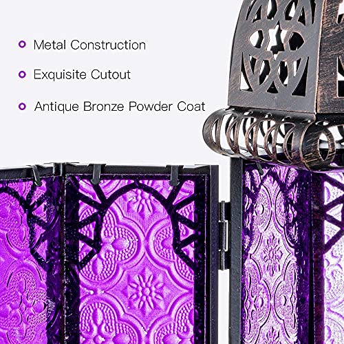 Halloween Decorations Indoor (Large / Purple - 12.8''h)