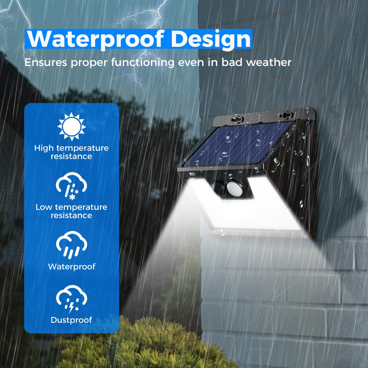 18 Pack 140 LED Solar Lights (18 Pack / Black Frame)