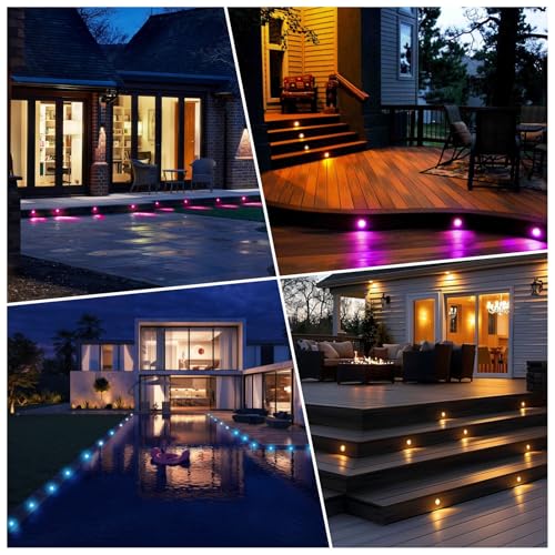 LED Deck Lights Kit (6 Pack / Rgbw (Wifi Controller))