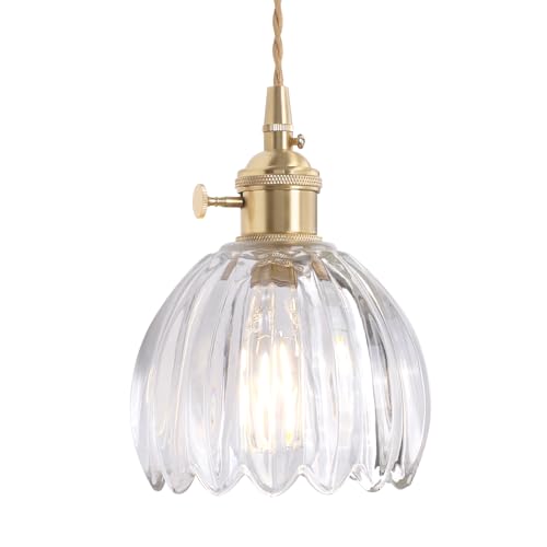 Pendant Light Retro Lotus Lampshade Lightings