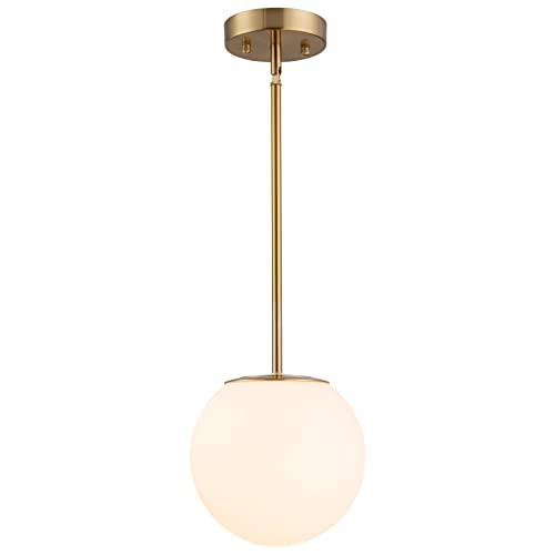 Modern Globe Pendant Light Mid Century