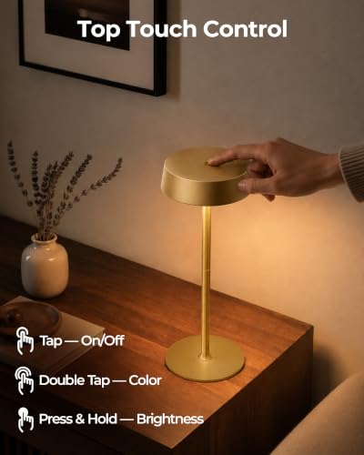 Cordless Lamp (Gold)