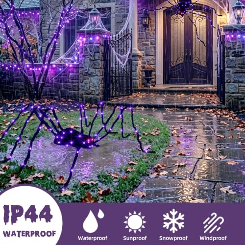 Halloween Decorations Outdoor Giant Spider Light Up Spider 5Ft