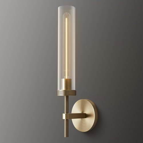 Brass Knurled Wall Sconces