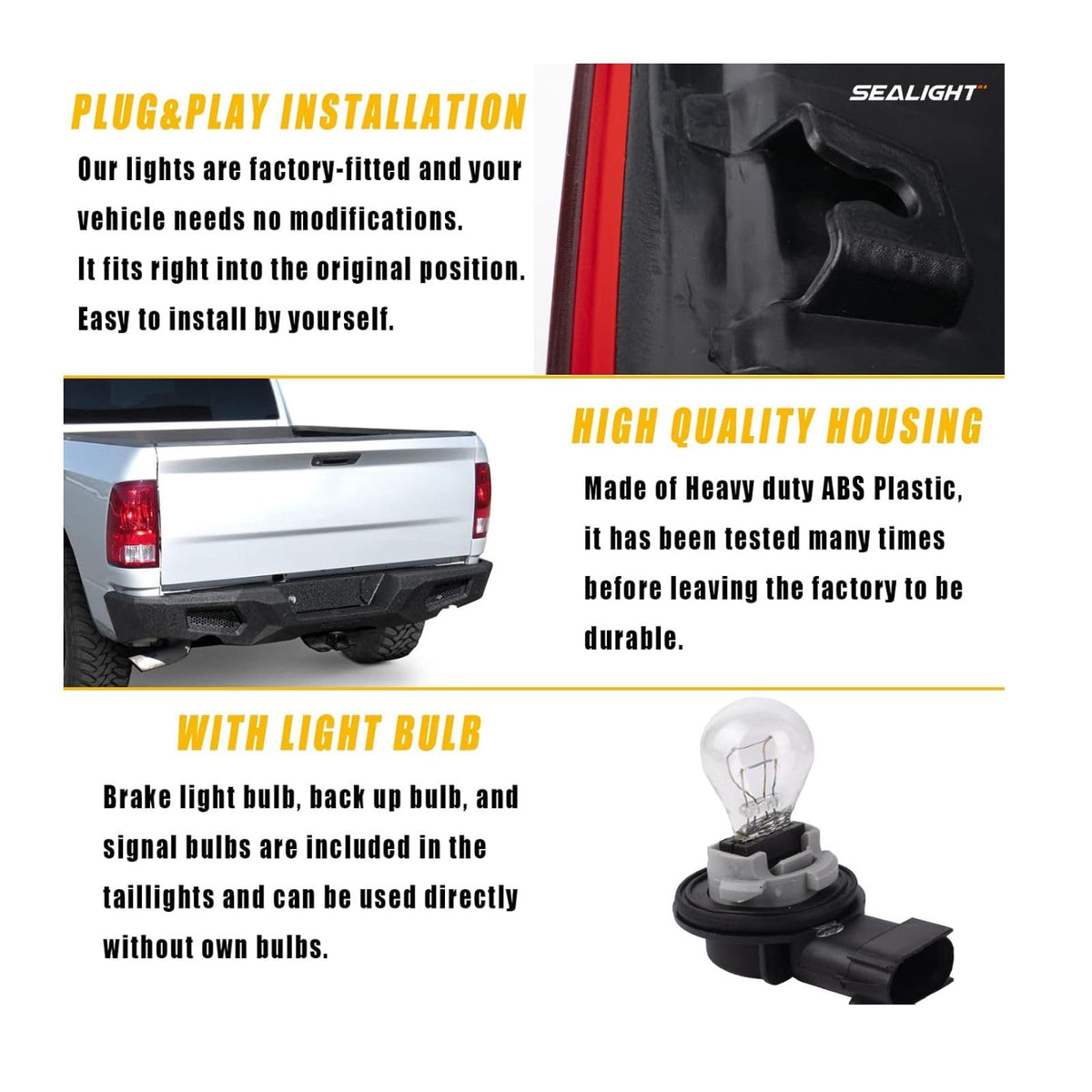 Right Side Tail Light Compatible With 2009 (DR1500)