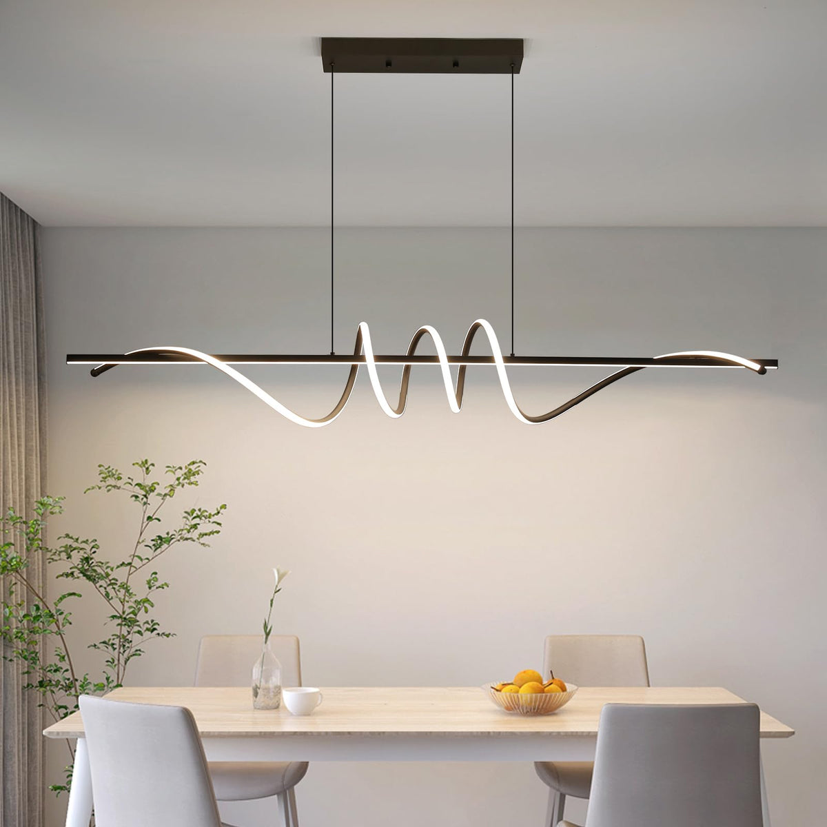 Modern Ceiling Chandelier Light (A / 57IN)