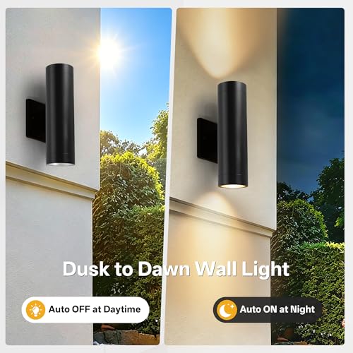 Dusk to Dawn Outdoor Wall Lighting (4 Pack)