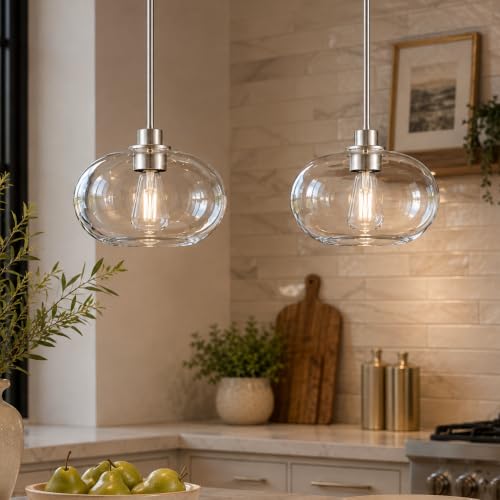 10 Inch Brushed Nickel Pendant Lights (Brushed Nickel)