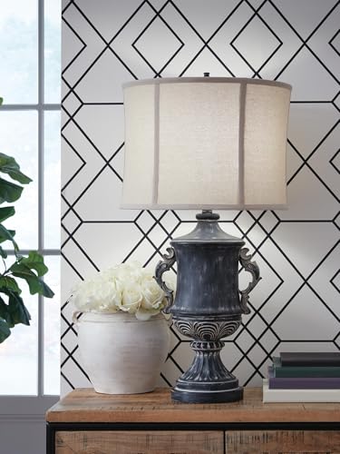 Morvanford Table Lamp with 3 (Antique Black / Table Lamp)
