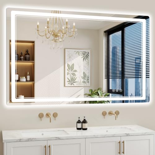 36"x60" LED Bathroom Mirror with Lights (60"L x 36"W)