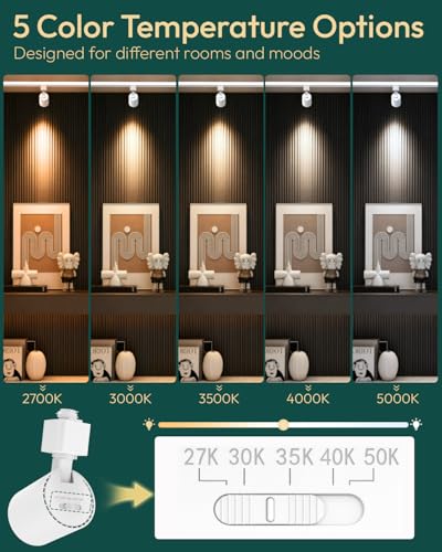 12 Pack LED Track Lighting Heads (White / 12 Pack)