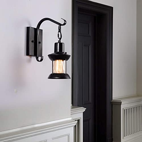 Rustic Wall Lamps (Black 2 Packs)