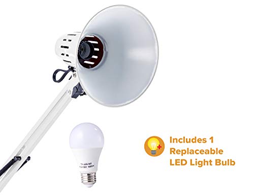 Office VLF100 (36" Reach / Clamp, White)