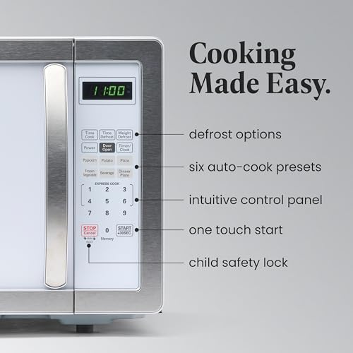 1.1 Cu. Ft. Countertop Microwave Oven (1.1 Cu. Ft. / White Platinum)