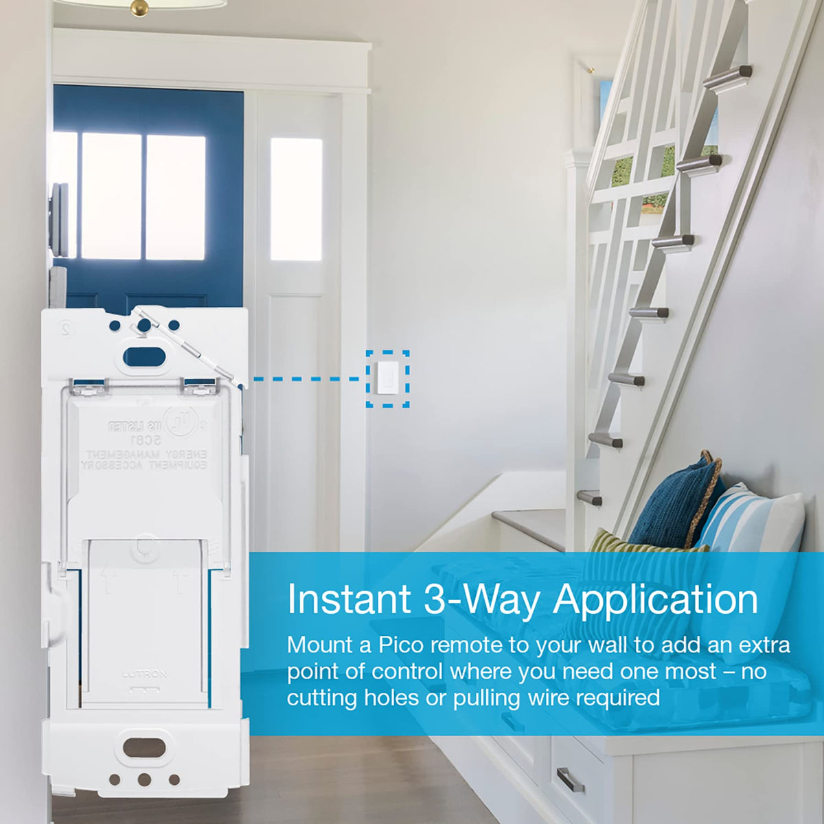 Caseta Smart Lamp Dimmer Kit; Plug (Lamp Dimmer 3-Way)