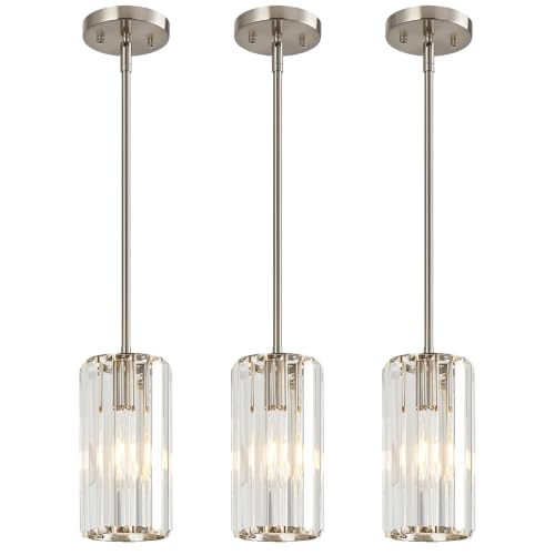 Nickel Pendant Light (Nickel / Round-3-Pack)