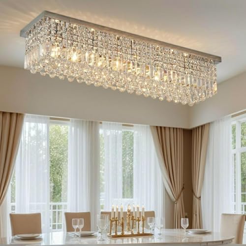 Crystal Rectangle Chandelier