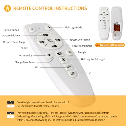 Dimmable Plug in Track Lighting with Remote (White / 8 Lights)