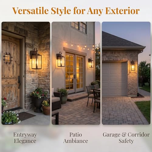 Bronze Porch Light (11.8'' 1 PACK / Oil-Rubbed Bronze)