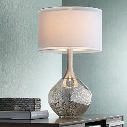 Swift 30 1 2" Large Table Lamps Set of 2 Mercury Glass (Two Set)