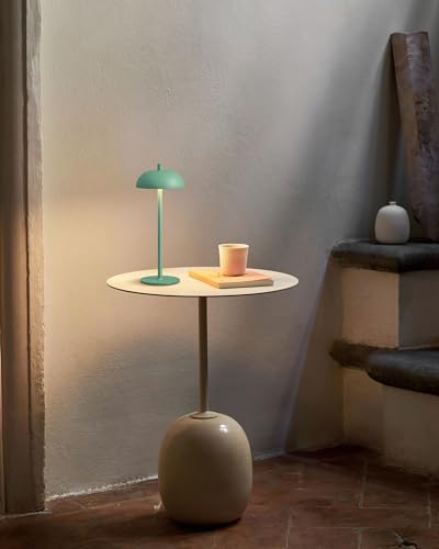 12" Cordless Table Lamps Set of 2 (Green (2 Pack))